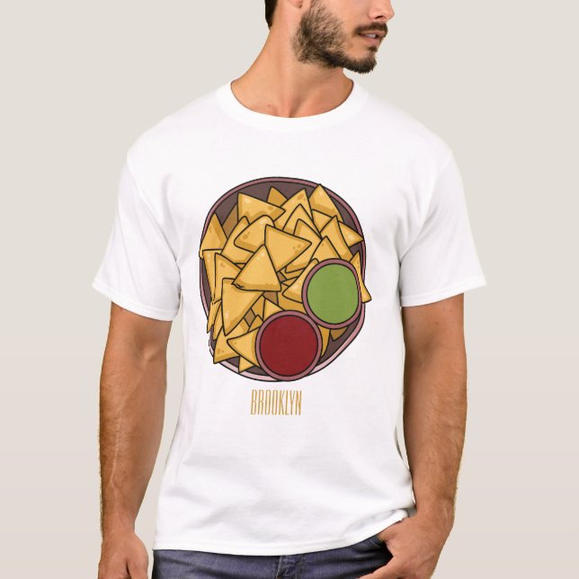 Camiseta Ilustracion personalizado Nachos (Anverso)