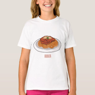 Camiseta Ilustracion personalizado Spaghetti