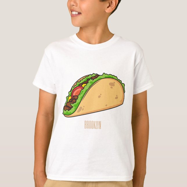 Camiseta Ilustracion personalizado Taco (Anverso)