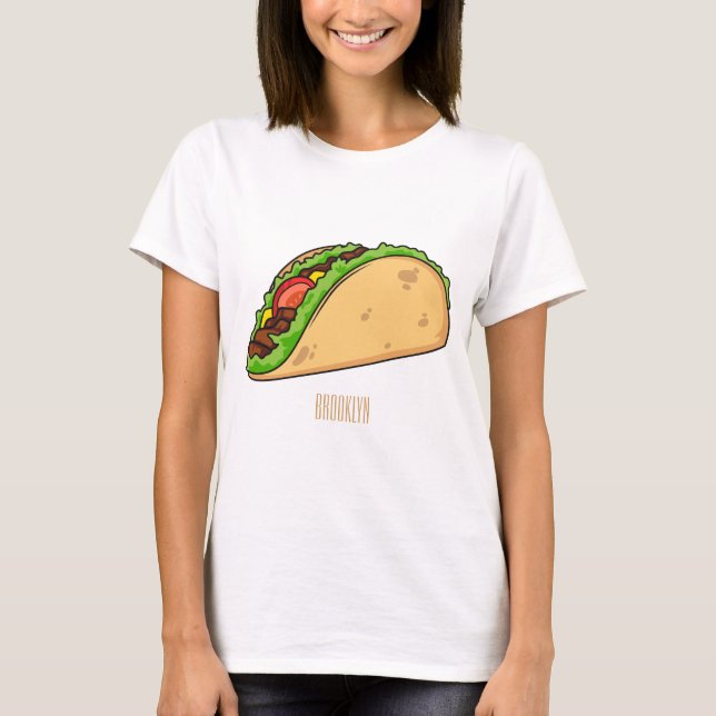Camiseta Ilustracion personalizado Taco (Anverso)