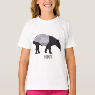 Camiseta Ilustracion personalizado Tapir