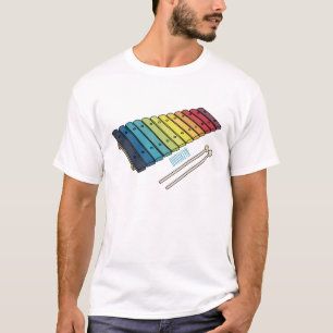 Camiseta Ilustracion personalizado xilófono