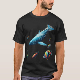 Camiseta Ilustración pez trucha de mar