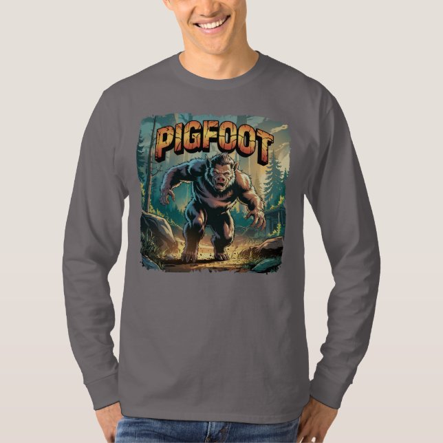 Camiseta Ilustracion Pigfoot Combo Creation Funny (Anverso)