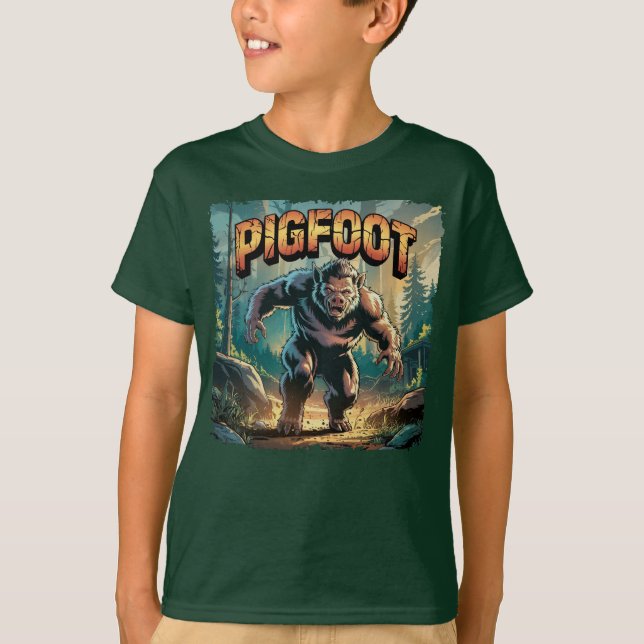 Camiseta Ilustracion Pigfoot Combo Creation Funny (Anverso)