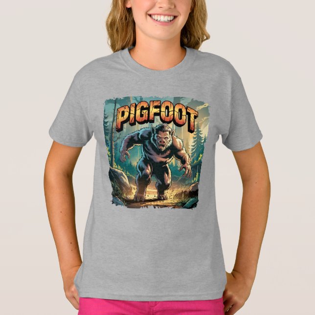 Camiseta Ilustracion Pigfoot Combo Creation Funny (Anverso)
