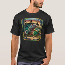 Ilustracion Piguana Combo Creature Funny