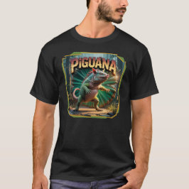Camiseta Ilustracion Piguana Combo Creature Funny