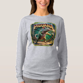Camiseta Ilustracion Piguana Combo Creature Funny