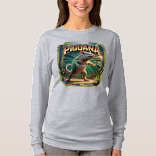 Camiseta Ilustracion Piguana Combo Creature Funny