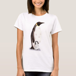 Camiseta Ilustracion pingüino del emperador cutáneo