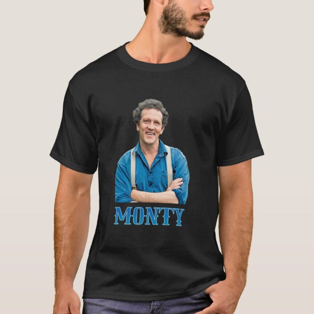 Camiseta Ilustracion Pop Art Monty Don TV Presenter Garden (Anverso)