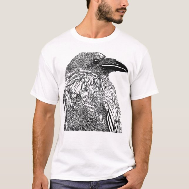 Camiseta Ilustracion Raven (Anverso)