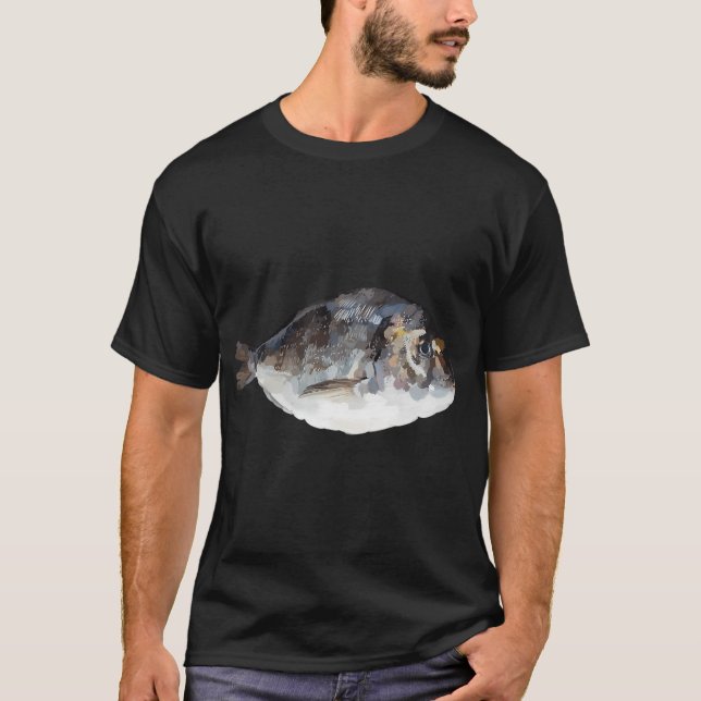 Camiseta Ilustración realista de peces (Anverso)