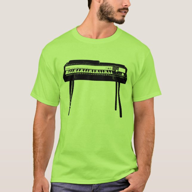 Camiseta Ilustracion retro de órganos Tee (Anverso)