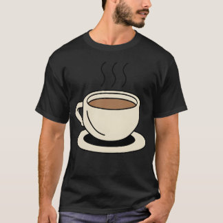 Camiseta Ilustración retro de taza de Morning Brew