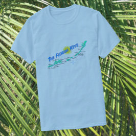Camiseta Ilustracion retro del mapa de claves de Florida