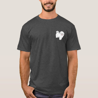 Camiseta Ilustración retro linda de maltes