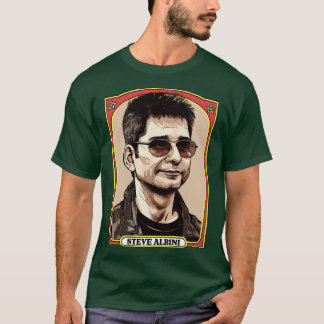 Camiseta Ilustracion Retro Steve Albini