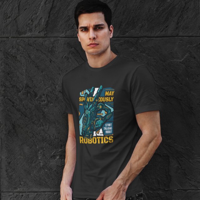 Camiseta Ilustracion Robot Friend (Subido por el creador)