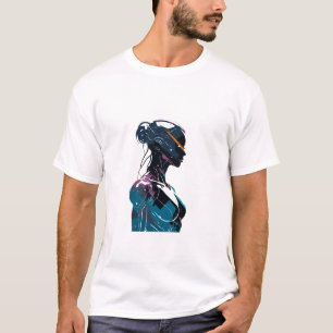 Camiseta Ilustracion Robot Futuritic Technology Challenge