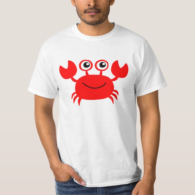 Camiseta Ilustracion rojo del dibujo animado de la (Anverso)