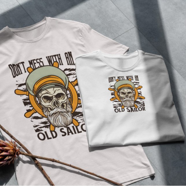 Camiseta Ilustracion Sailor Skull (Subido por el creador)