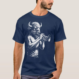 Camiseta Ilustracion saxofonista musical Wildhorn