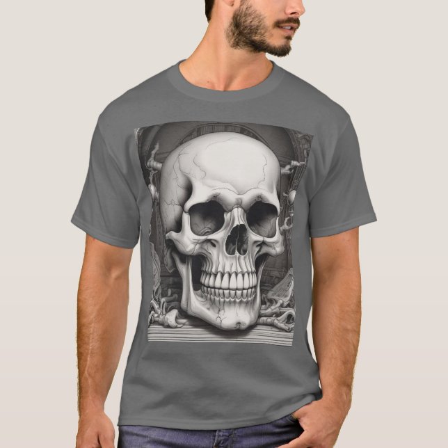 Camiseta Ilustracion Skull (Anverso)