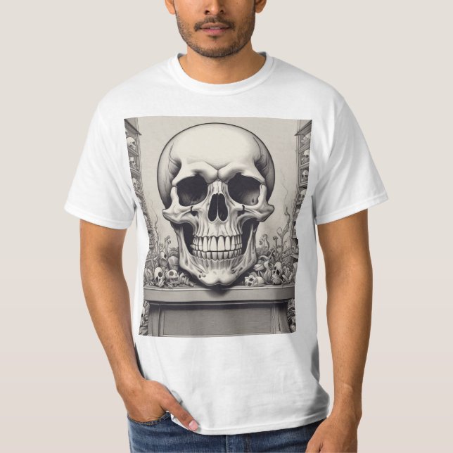 Camiseta Ilustracion Skull (Anverso)