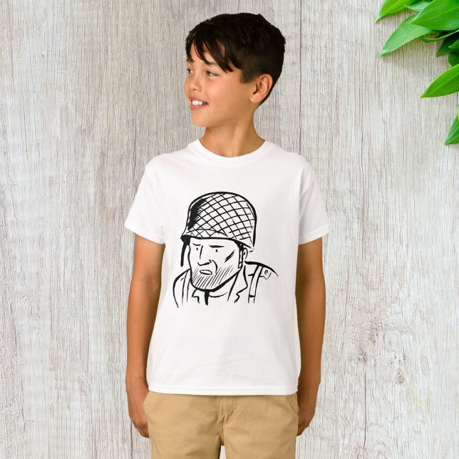 Camiseta Ilustracion Soldado Estadounidense (Subido por el creador)