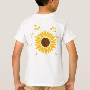 Camiseta Ilustracion Splash de girasol