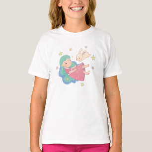 Camiseta Ilustracion Starry Night Bunny & Chica