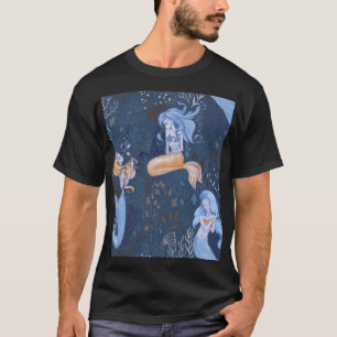 Camiseta Ilustracion submarino marino marino sin soldadura 