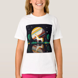 Camiseta Ilustración surrealista de un caballo