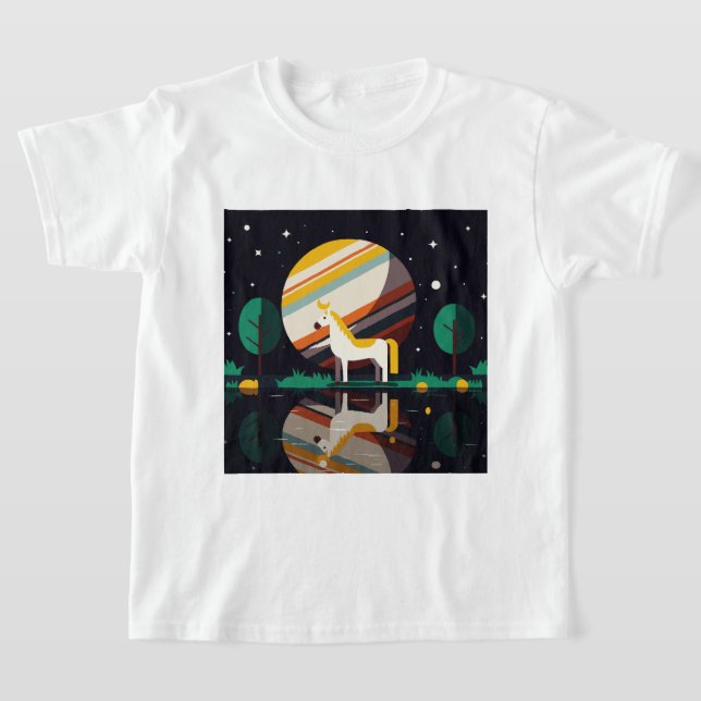 Camiseta Ilustración surrealista de un caballo (Distribución)