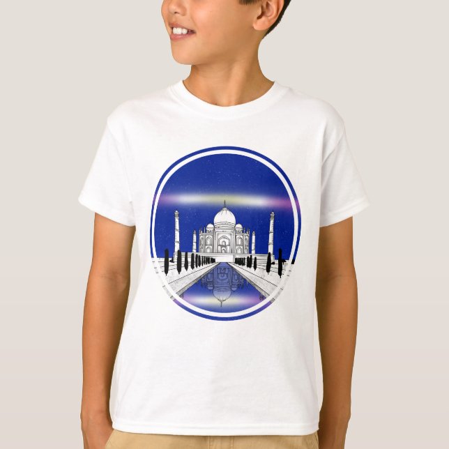 Camiseta Ilustracion Taj Mahal (Anverso)