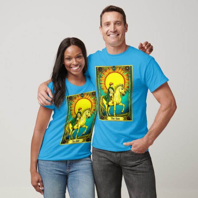Camiseta Ilustracion Tarot Card, El Sol (Unisexo)