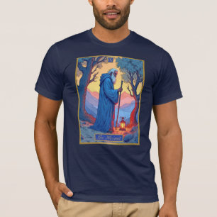 Camiseta Ilustracion Tarot Card, The Hermit
