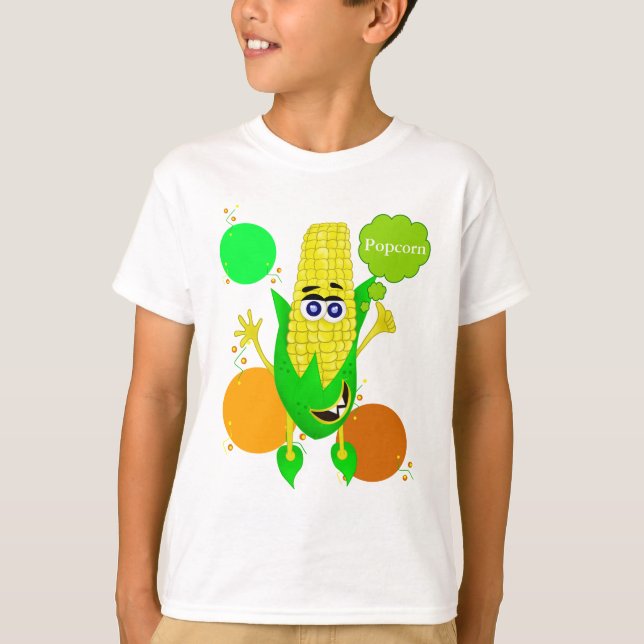 Camiseta Ilustracion único del monstruo del maíz para los (Anverso)