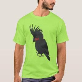 Camiseta Ilustracion vectorial de cacatúa de palma
