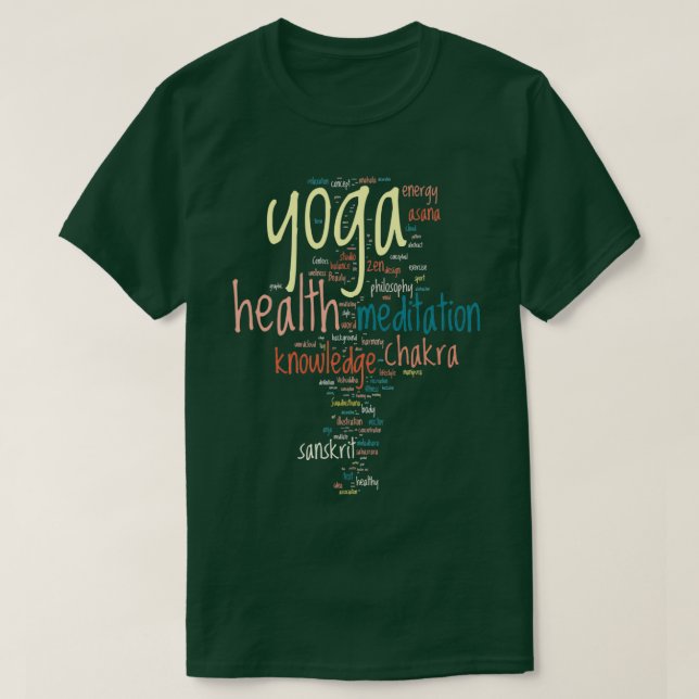 Camiseta ILUSTRACION vectorial de concepto de nube de Word  (Diseño del anverso)