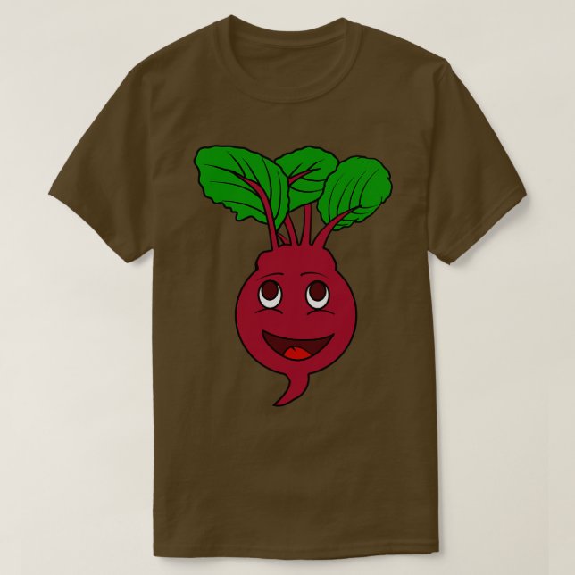 Camiseta Ilustracion Vegetable de la remolacha Guay (Diseño del anverso)