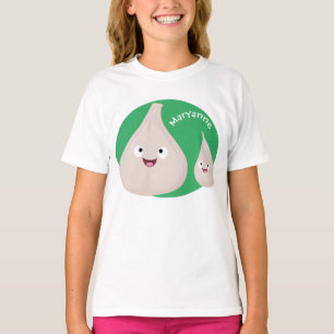 Camiseta Ilustracion vegetal de personalizado de ajo dulce