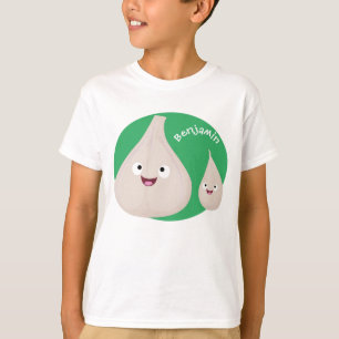 Camiseta Ilustracion vegetal de personalizado de ajo dulce