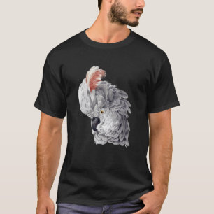 Camiseta Ilustracion Vintage De Aves Cockatoo Por Aert Scho