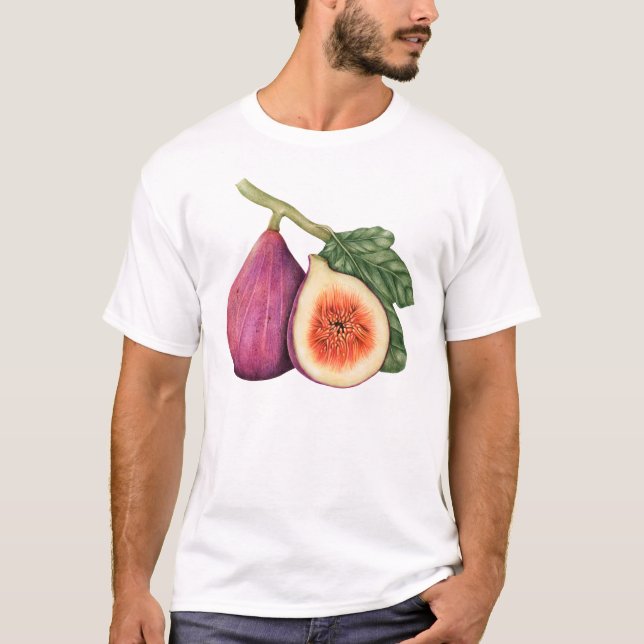 Camiseta Ilustracion Vintage Fig (Anverso)