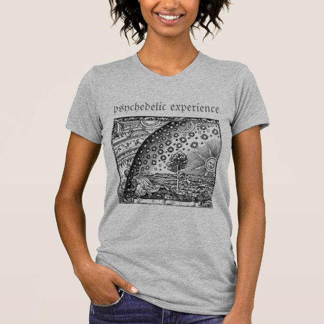 Camiseta Ilustracion Vintage Flammarion del Universo (Anverso)