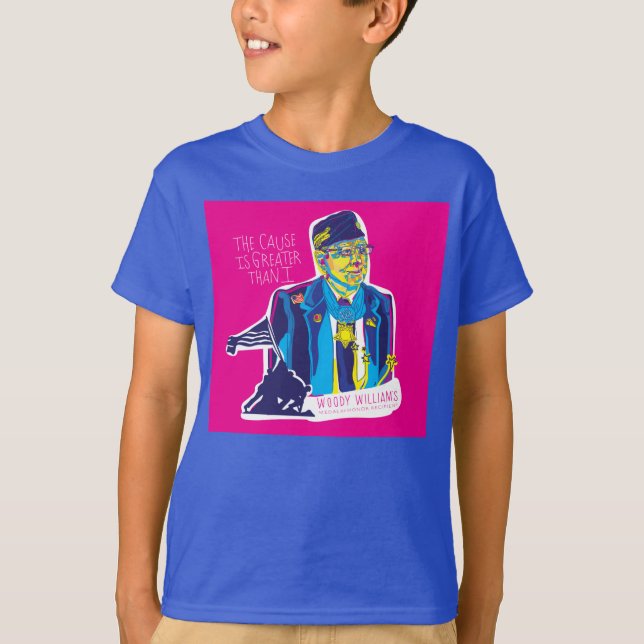 Camiseta Ilustracion Woody Williams - La causa es mayor (Anverso)