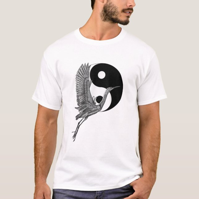 Camiseta Ilustracion Yin Yang Qi Gong  (Anverso)